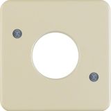 Centre plate f. push-b./pilot lamp E10, splash-prot. flush-mtd IP44, w