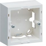 Adapter for mounting on 2M plaster, white