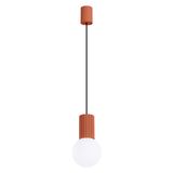 Pendant lamp HALO 1 red ochra