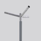 Pole mounting L 894 B 787 H 250 d 76 colour: uncoated