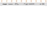 Busbars 6mm² 10 contacts