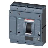 Circuit breaker 3VA6 UL frame 800 breaking capacity class H 65 kA @ 480 V 4-pole