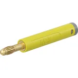 4 mm plug, crimp connection, 2.5 mm², yellow, 64.2055-24