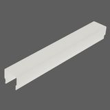 PMMA cover LB square opal L-2000mm W-19mm H-17,4mm