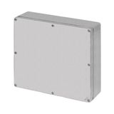 Aluminium push-button enclosure M4 230x205x80, unpainted, undrilled, without cable entry
