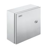 Metal housing, Width: 400 mm, Height: 300 mm, Depth: 200 mm, Brushed, 