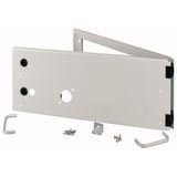 XMW0906CDV Opening metal front plate for drawer, ventilated, IP31, H=225mm, grey