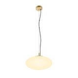 OLYPSO 40, pendant light E27, 1xmax. 40W, gold