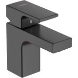 Vernis Shape 70 basin mixer, with pop-up, matte black