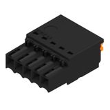PCB plug-in connector, female plug, 3.50 mm, Number of poles: 5, 180°, PUSH IN with actuator, Clamping range, max. : 1.5 mm², Box