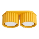 Ceiling lamp AURA 2 yellow Gx53