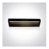 38010A/B/V BLACK WALL LIGHT CCTV 12W IP20 230V