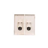 HDMI single socket, Inox, metallized