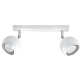CEILING LAMP OCULARE 2 WHITE GU10 2X40W IP20