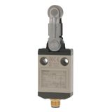 Compact limit switch, connector type, 1 A 125 VAC, centre roller level D4CC1060F
