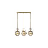 Ceiling luminaire DROP 3 , 6335, AC220-240V, 50/60Hz, 3*E27, max.25W, length 68 cm, gold