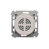 IP44 single socket outlet - transparent flap, black matt, 16A