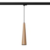 HANGING LAMP 3 PHASE SULA NATURAL WOOD GU10 4000K 7W 530LM