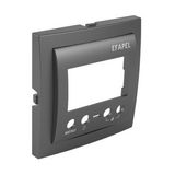 COVER PLATE F/MULTIF CHRONOTHERMOSTAT GRAY