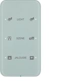 Touch sensor, 3-gang comf, intg bus coupling unit, KNX - R.1, glass p.