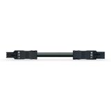 pre-assembled interconnecting cable Eca Socket/plug black
