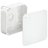 Cavity wall junction casing 105 x 105 x 53 mm, halogen-free
