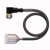 Actuator and Sensor Cable, PVC Connection Cable   WKC12T-10/TEL