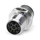 M17-08P1N8A6100S - Device connector front mounting