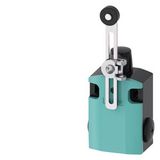 Position switch, metal encl. 56 mm wide, 1 NO/2 NC