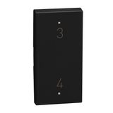 LIGHT NOW KEY COVER 3-4 1MODULE  DARK