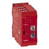 CPU 8I + 4O, embedded network, screw