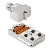 Hood version, M12, 30 V, A-coded, LED: Yes, LED initiator: Yes, Wiring type: PNP