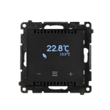Programmable thermostat with display [Wi-Fi], 230V, module, black matt