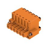 PCB plug-in connector, female plug, 5.08 mm, Number of poles: 6, 180°, PUSH IN with actuator, Clamping range, max. : 3.31 mm², Box