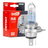 Halogen bulbs H4 12V 60/55W LumiTec NEXT GENERATION +135% DUO AMIO-04404