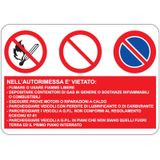 Various sign - Al - Dimensions: 500x330 mm