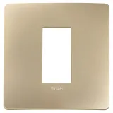 Plana Up 1M cover plate, champagne