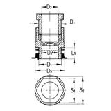 DS204 M A-B6/0.03 Residual Current Circuit Breaker with Overcurrent Protection