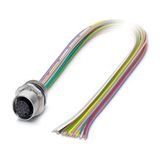SACC-E-FS-17CON-M16/1,0 SCO - Device connector front mounting