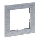1G PLATE BRUSHED ALUMINIUM