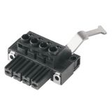 PCB plug-in connector, female plug, 7.62 mm, Number of poles: 3, 180°, Clamping yoke connection, Clamping range, max. : 10 mm², Box
