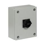 P3 Main switch, 80 A,Surface mounting, 3 pole, Form SE, Black, Door co