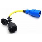 Victron Energy Shore Power Systems Adapter Cord 16A/250V-CEE plug/Schuko Coupling