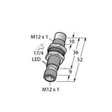 Inductive Sensor With Extended Switching Distance   NI10U-MT12-AN6X-H1141