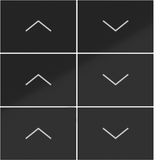 KNX pushbutton cover, 6-V, high/low, A.x/C.x, glossy night black