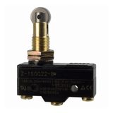 General purpose basic switch, panel mount roller plunger, SPDT, 15 A, Z15G1316E
