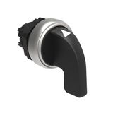 Selector switch actuator lever Ø22mm Platinum series chromed plastic, 3 position, 1 - 0 < 2