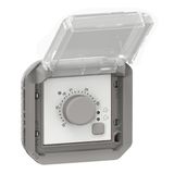 PLEXO ELECTRONIC THERMOSTAT- GREY/WHITE - MECHANISM