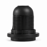 Lamp Holder with Ring E27 Black (50pcs bag)