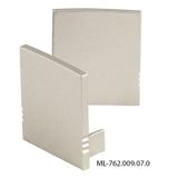 End cap without hole for ZN, silver color, 1 pc